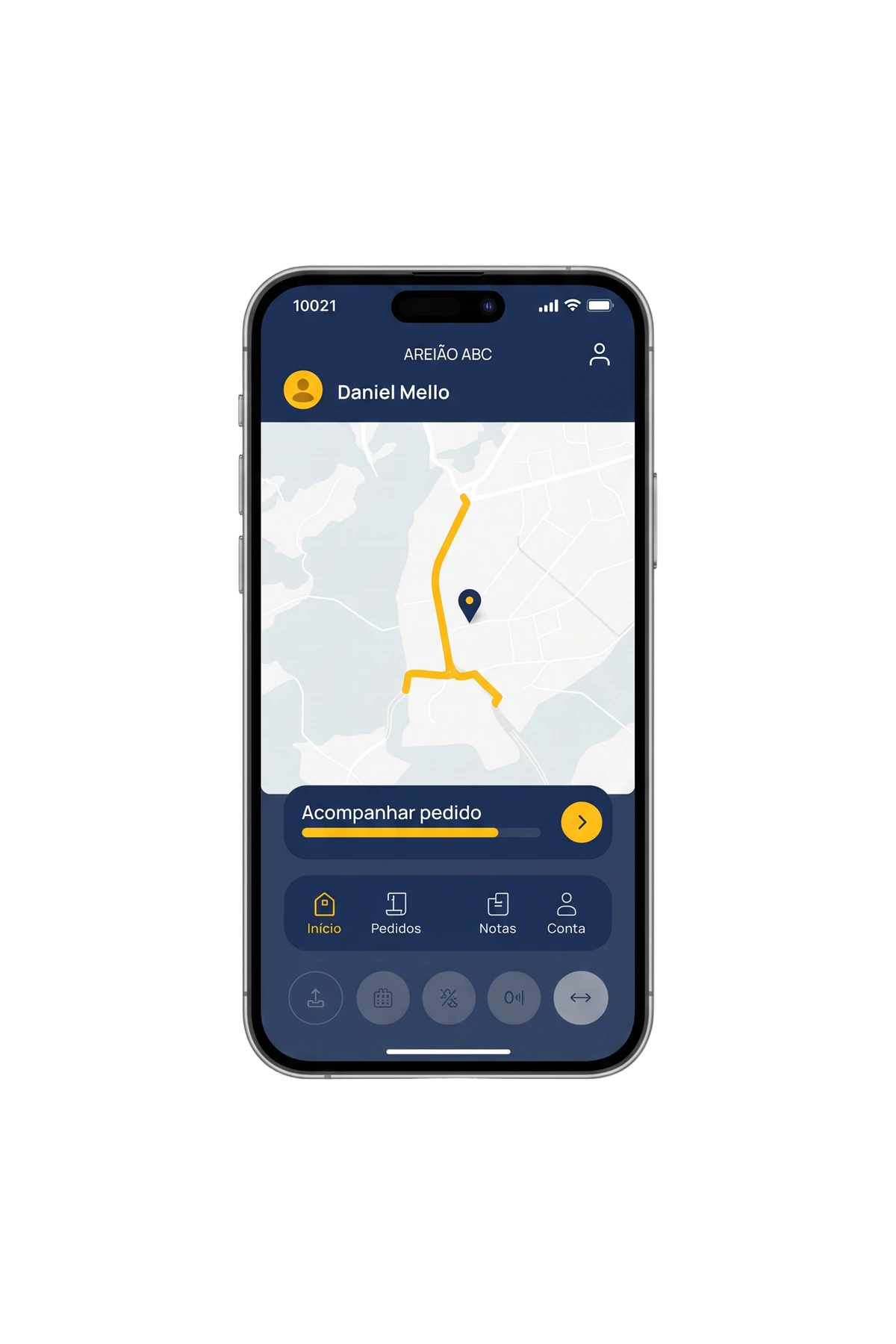 App Areião ABC - rastreio em tempo real